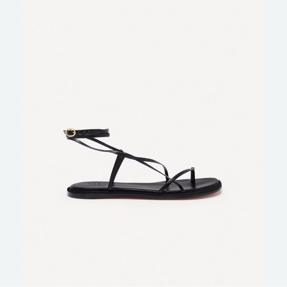 BA&SH calliope black sandals 37